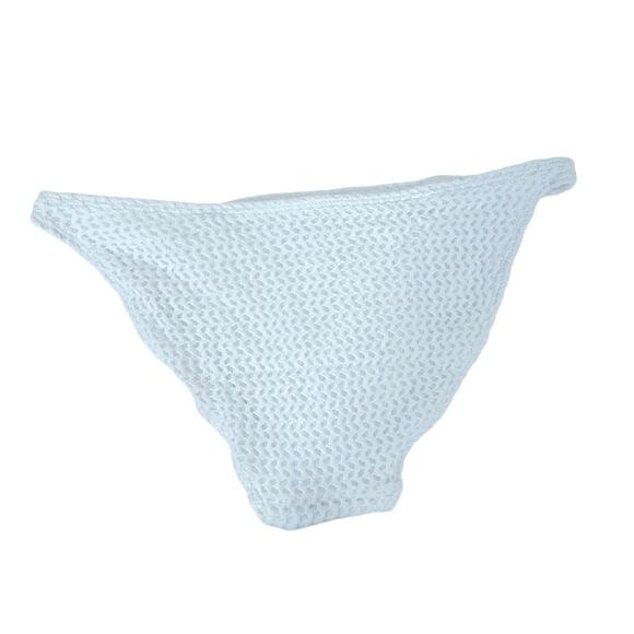 Andie Swim x Demi Moore Tropez Crochet White Bikini Bottom Medium NWT - Picture 6 of 10